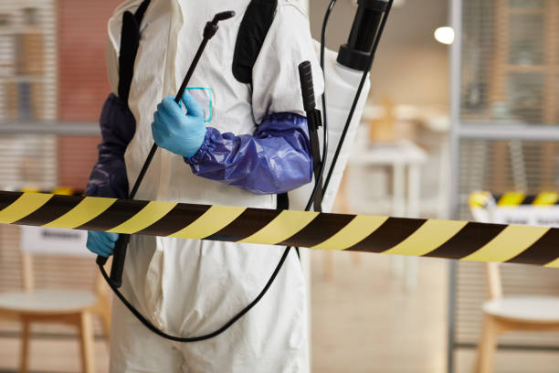 Professional Blood Cleanup technician working in Montville, CT